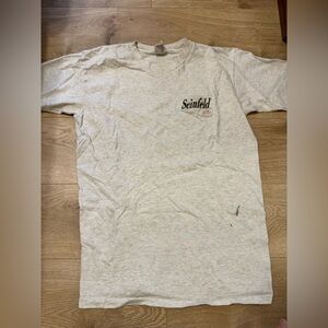 Vintage Embroidered Seinfeld 100% Cotton T Shirt